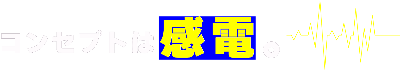 コンセプトは感電。